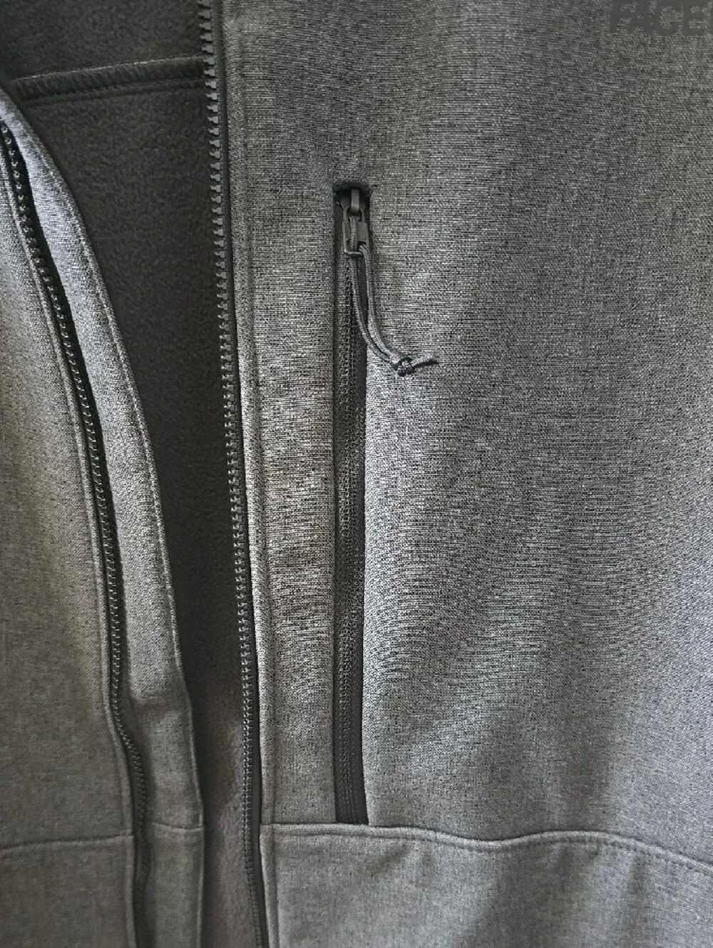 The North Face Men's Apex Bionic 3 Charcoal Gray Windbreaker Jacket northface